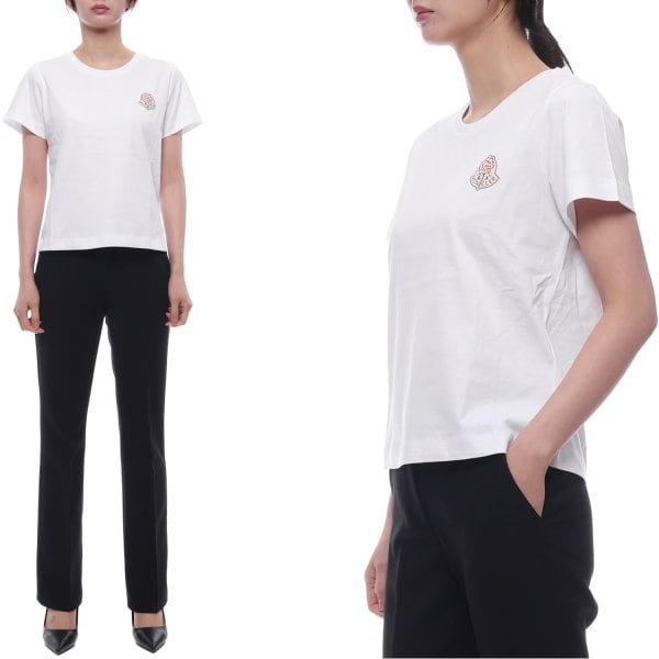 [부산점] 25FW 여성 로고 프린트 반팔티셔츠 (8C00023 89AJS 00A 25F)