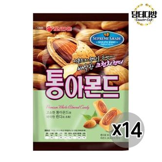  오리온 통아몬드 캔디 90g X 14개