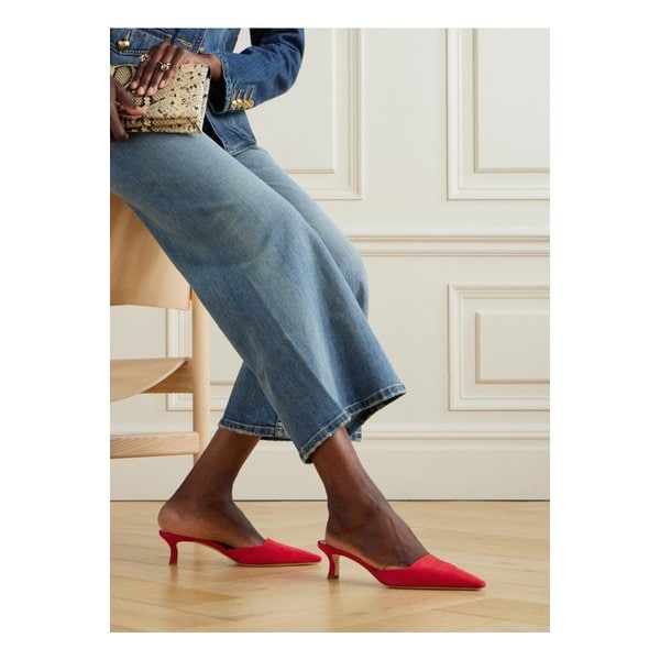 모이라무 스웨이드 뮬 50mm 레드 1647597360419693