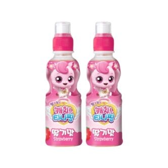  웅진 어린이음료 알쏭달쏭 캐치티니핑 딸기맛 200ml 24개