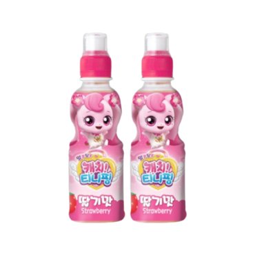  웅진 어린이음료 알쏭달쏭 캐치티니핑 딸기맛 200ml 24개