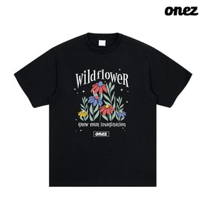 원즈 OZ 반팔티 WILDFLOWER (OZ242) 블랙