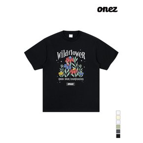 원즈 OZ 반팔티 WILDFLOWER (OZ242) 블랙