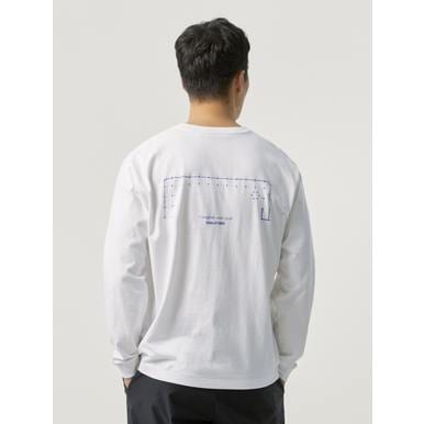 COMPLETE YOUR GOAL LONG SLEEVE TEE-WHITE