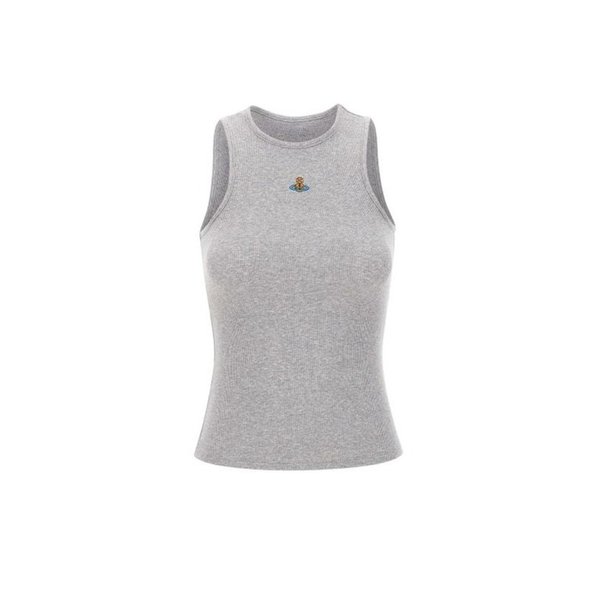 26SS 비비안웨스트우드 민소매 티셔츠 3G01003Z J009C P001 GREY MELANGE DOM