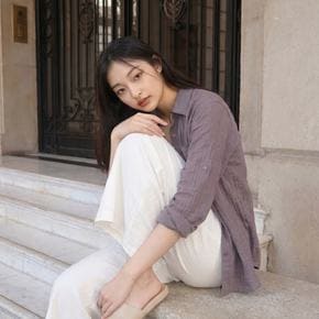 / 인싸템 롤업소매 거즈 여유핏 셔츠 (17color)