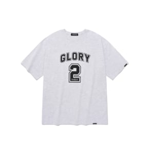 SP GLORY NO.2 T SHIRTS-ASH MELANGE