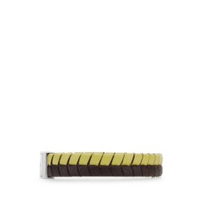 프라다 Two-tone leather bracelet 23S 2IB1502E26 F03F6