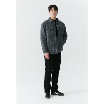 신세계라이브쇼핑 [25FW] 남성) 불변 양모 블랙 밴드 스트레이트핏 타이트 IH AP4DIH806-BK