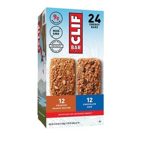 [해외직구]클리프 바 버라이어티 초콜릿칩 피넛버터 68g 24입 Clif Bar Chocolate Chip Peanut Butter 2.4oz