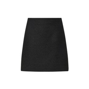 [23SS] [LF몰 단독] Black Minimal Tweed Skirt JSSK3B900BK