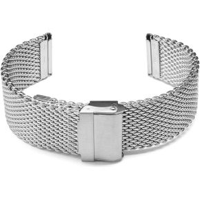 미국 스와치 시계줄 밴드 18mm TIMEWHEEL SemiHeavy 스테인리스 스틸 Wire Mesh Bracelet 워치