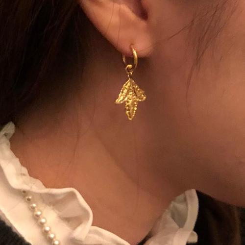 [엘리오나 컬렉션] Fig Leaf Earrings(2)