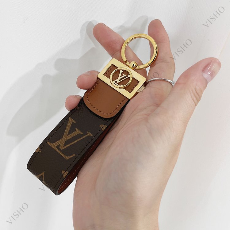 Louis Vuitton MONOGRAM Dauphine Dragonne Key Holder (M69000) in