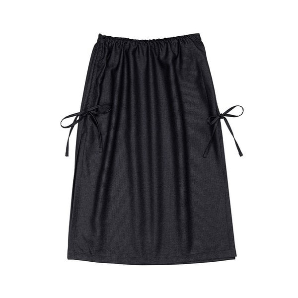 SIDE SLIT SKIRT (GREY)