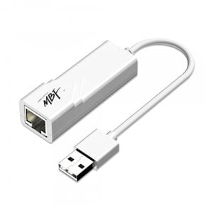 엠비에프 MBF-LAN20WH USB 2.0 유선 랜카드 화이트