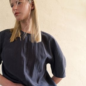 Slit Detail Half-sleeve Blouse KW4MB2610_24