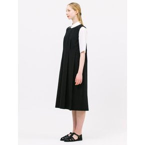 easy pleats dress_black