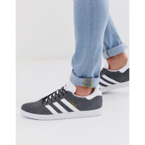 4093908 Adidas Originals Gazelle sneakers in gray and white 67842321