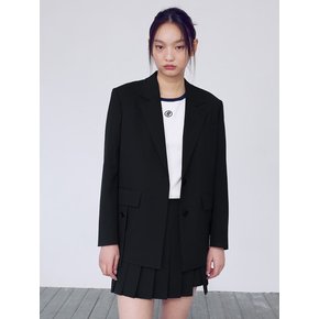 Pleated Short Skirt Pants  Black (KE4221M055)
