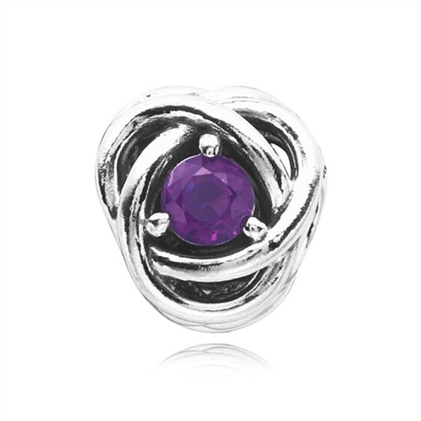 판도라 790065C02 퍼플 이터니티 서클 참(2월탄생석)