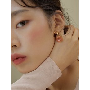 Agate donut earrings (아게이트도넛귀걸이)