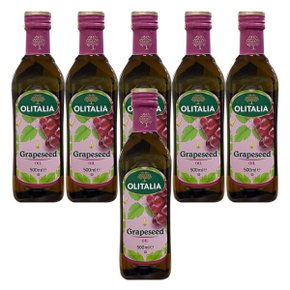 포도씨유 500ml 6개 / 포도씨오일