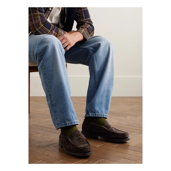 유케텐 롭스 스웨이드 페니 로퍼 브라운 46376663162995570