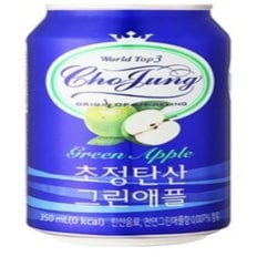 일화 초정탄산수 그린애플 350ml 24캔