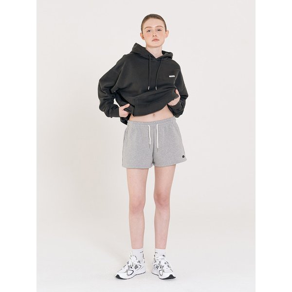 Cotton Soft Banding Shorts 멜란지 그레이