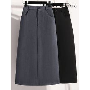 ATMARK 뒷밴딩미니멀A라인스커트 AA56SK013G_P405649182