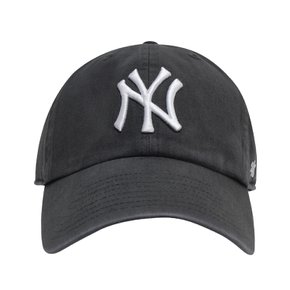 47브랜드 MLB 엠엘비 NY 뉴욕양키스 클린업 빅 로고 볼캡 모자 차콜 B-RGW17GWS-CCA
