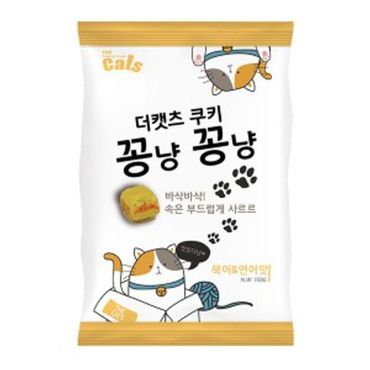 NS홈쇼핑 더캣츠 고양이 간식 쿠키 고양이 사료 북어연어 100g[33152720]