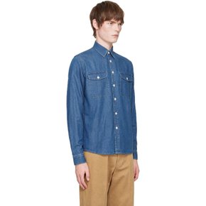 메르츠 비 슈바넨 블루 데님 셔츠 SHIRT21DN.520LB.3 520LB indigo