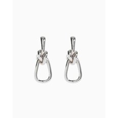 KNOTTY 매듭 귀걸이 실버 EARRINGS SILVER