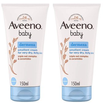  아비노 베이비 더멕사 이몰리언트 크림 Aveeno Baby Dermexa Emollient Cream 150ml 2개