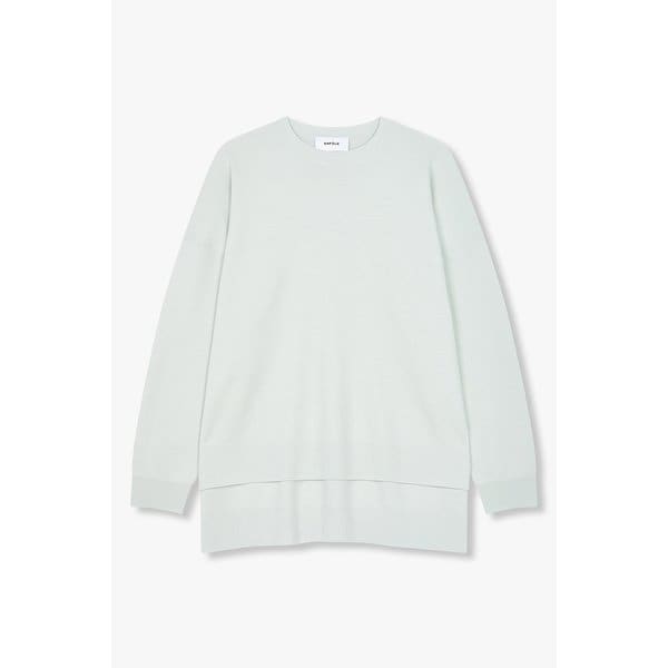 슬릿 디테일 언발 울 니트 EN15110003000