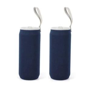 네오프렌 물병 파우치 2p 280ml 네이비 케이스 텀블러 물통 보틀 주머니 백