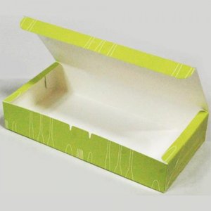 제이큐 일회용용기 포장용기 종이도시락-대 배달포장용기 포차그릇 반찬용기 5P X ( 2매입 )