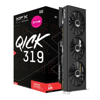 XFX 라데온 RX 7700 XT QICK 319 BLACK D6 12GB 그래픽카드