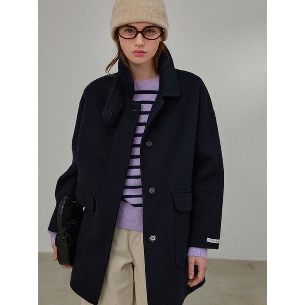 Balmacan wool handmade coat_2 Colors