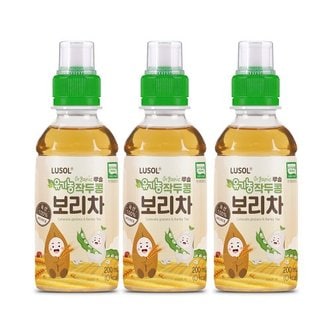 루솔 유기농 작두콩 보리차 10병 (200ml)