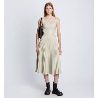  프로엔자슐러 PROENZA SCHOULER FAUX LEATHER PLEATED SKIRT BEIGE NEPSM6SK107-BE 1018154