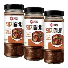 [G]백설돼지갈비양념500G 3개