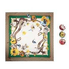 구찌 (당일출고) 구찌스카프 스퀘어 플라워 (86cmX86cm) 508796 택1