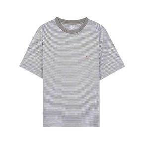 SS26 남성 반팔 이너 티셔츠 DT C0196 CVT GREY X WHITE _SSG