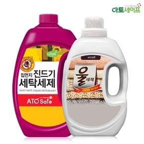 액상 세제 진드기제거 기피 2.5L 1개+울전용2L 1개