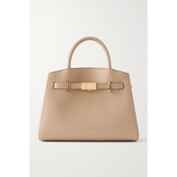 드멜리어 허드슨 스몰 텍스처드 가죽 토트백 46376663162979976