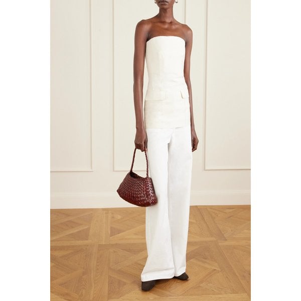 로잔나 미니 위빙 가죽 토트백 46376663163016322