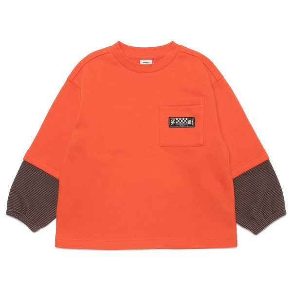 [여주점] [오프라벨 여주점] 알로봇 (OR) 기모레이어드 스웨트셔츠 (14C19-334-09)